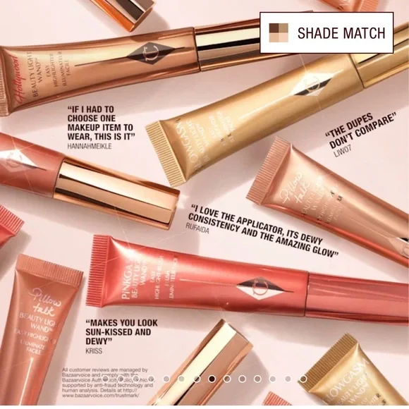 Charlotte Tilbury Set of Four Beauty Light Wands and Contour - Picture 4 of 8